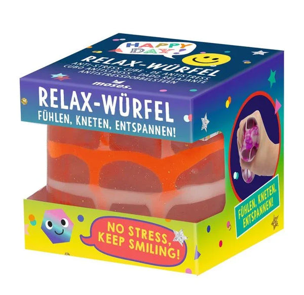 Happy Day Relax-Würfel Neon – Anti-Stress-Würfel - Makimo - Smart Kids