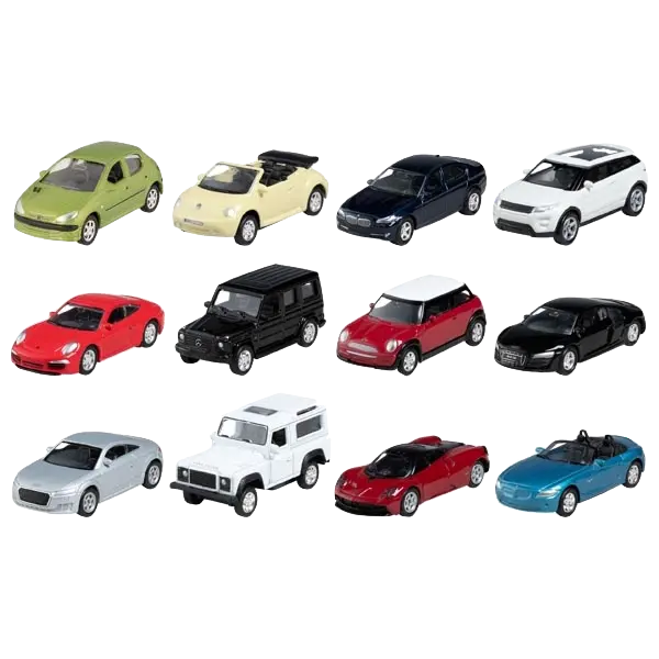 goki Power-Display III – Spielzeugauto aus Spritzguss mit Rückzugmotor