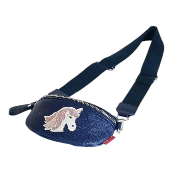 k:s me - Sidebag "Einhorn" in Dunkelblau – Trendige Umhängetasche - Makimo - Smart Kids