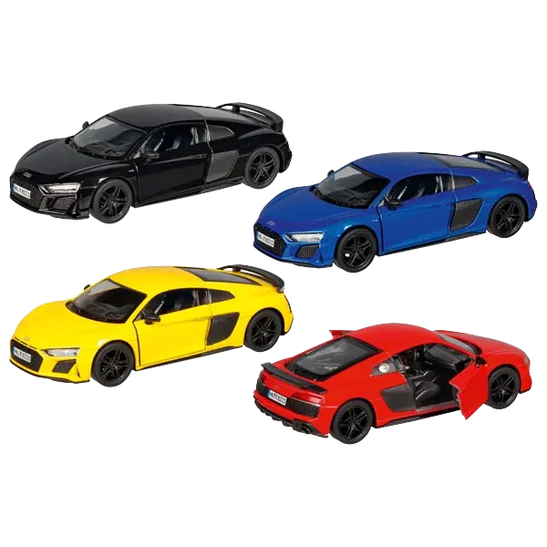 goki Audi R8 Coupé – Spielzeugauto aus Spritzguss mit Rückzugmotor