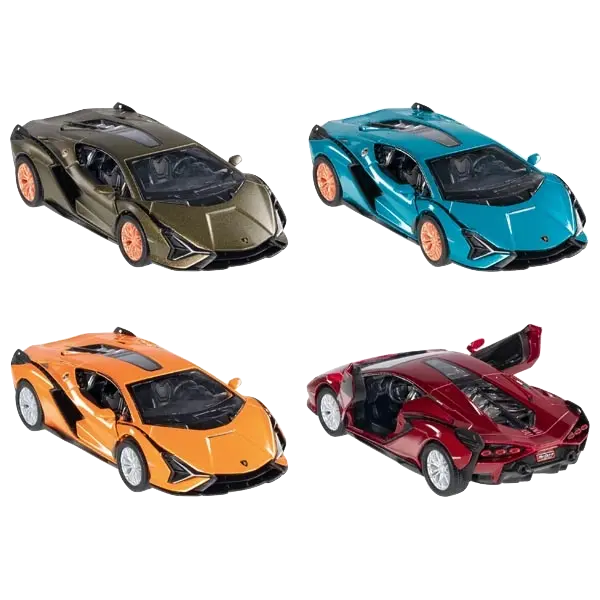 goki Lamborghini Sián – Spielzeugauto aus Spritzguss mit Rückzugmotor