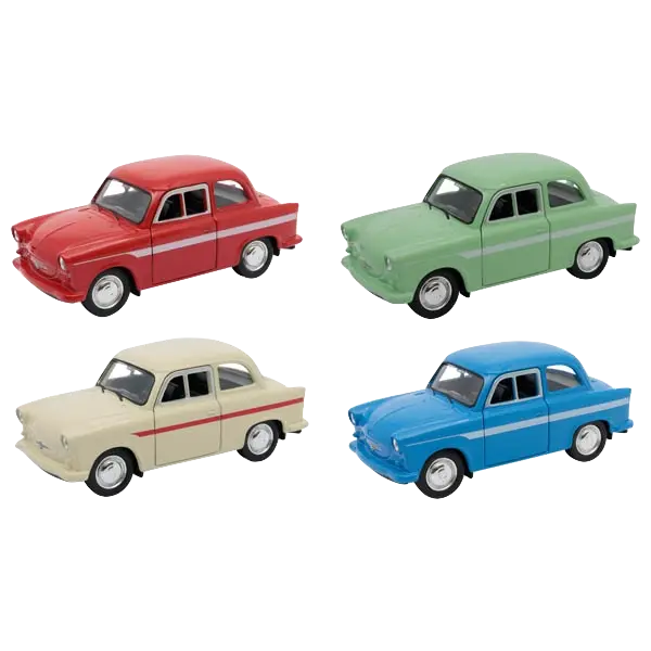 goki Trabant P50 – Spielzeugauto aus Spritzguss mit Rückzugmotor