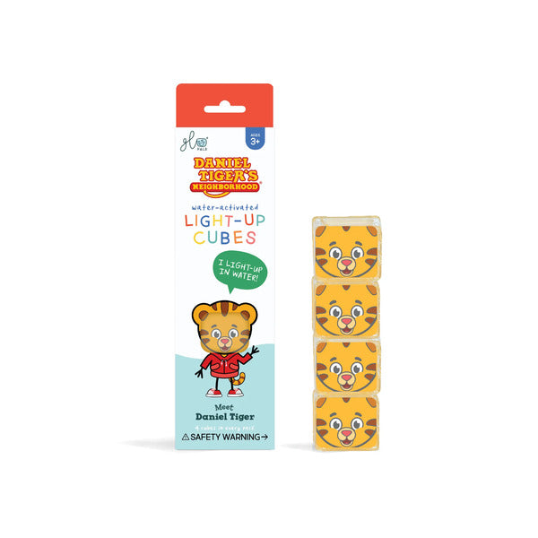 Glo Pals - Light-Up Cubes - Daniel Tiger Cubes Brown