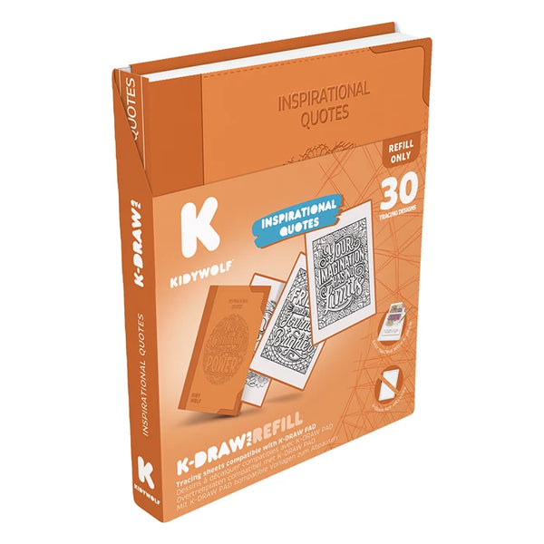 Kidywolf K-DRAW-PAD Nachfüllpack Sprüche | MAKIMO-KIDYWOLF-418363-418363_1