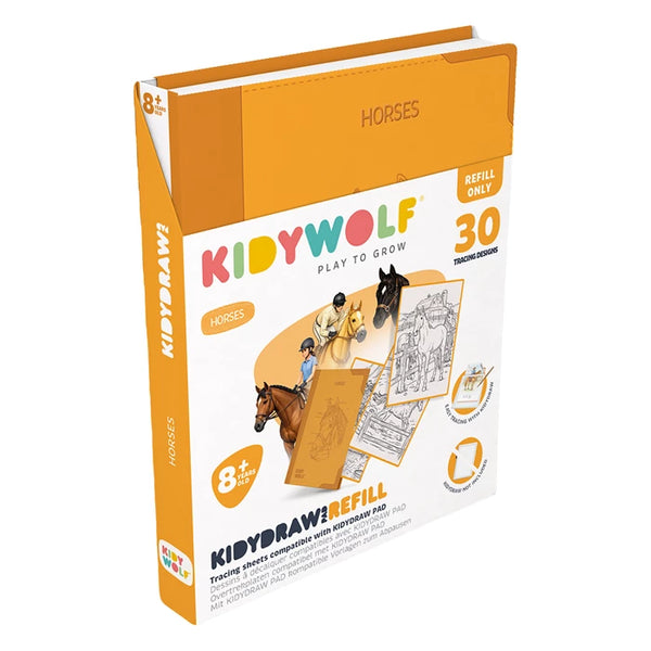 Kidywolf KIDYDRAW-PAD Nachfüllpack Pferde | MAKIMO-KIDYWOLF-418381-418381_1