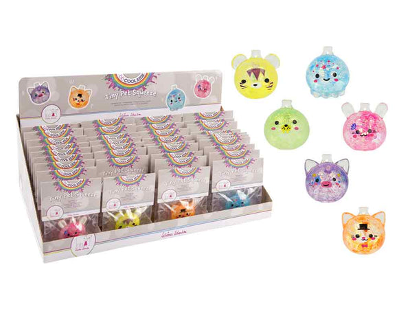 Tiny Pet Squeeze Kugeltierchen – Maltose Squishy Ø 4 cm 🐾💕