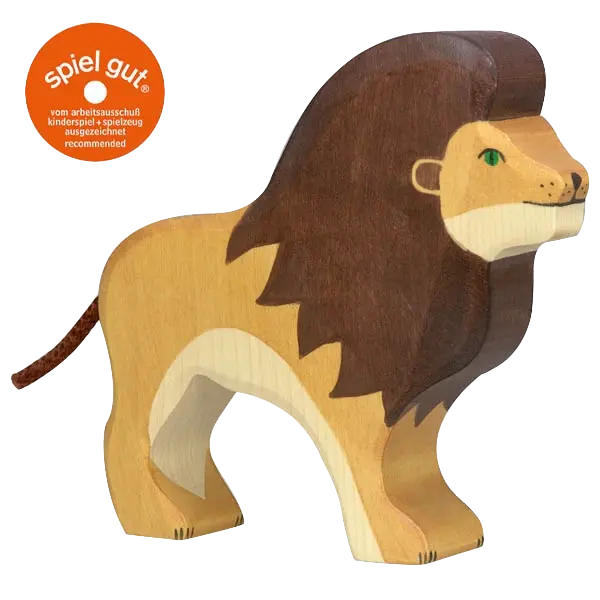 Holztiger Löwe – Holztier zum Spielen