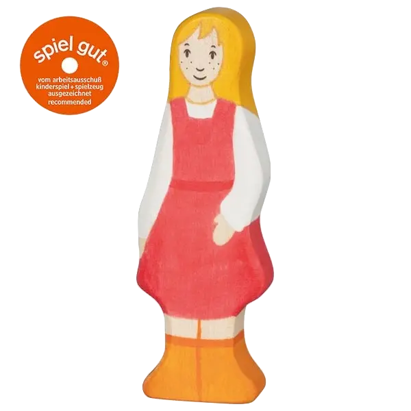 Holztiger Tochter – Holzfigur zum Spielen