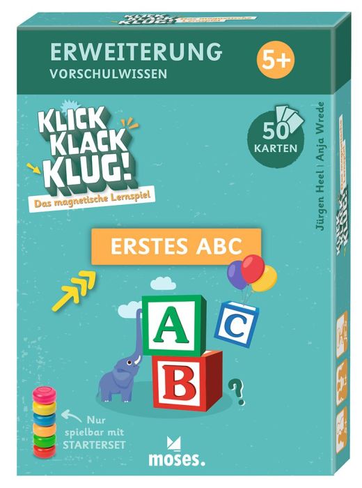 moses - Klick Klack Klug Erweiterungsset Erstes ABC ab 5 Jahren