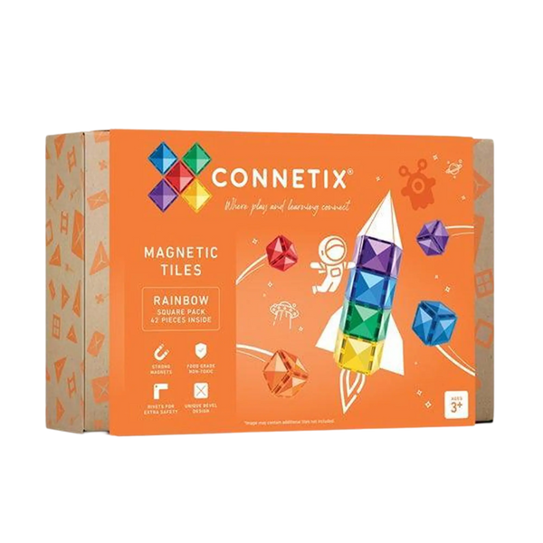 CONNETIX - Rainbow Square - 42-teiliges Magnetenset