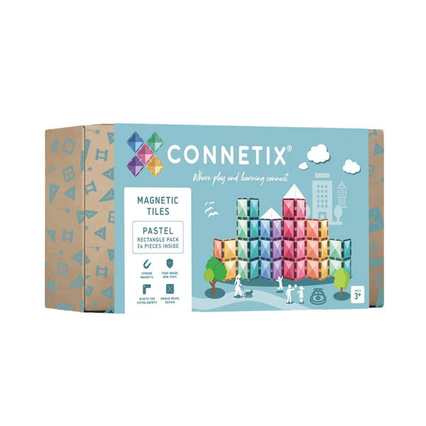 CONNETIX Pastel Rectangle Pack 24-teiliges Set