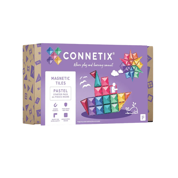 CONNETIX Pastell-Starterpaket - 64-teiliges Set