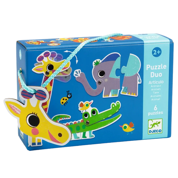 DJECO - Lernspiel: Puzzle duo "Articulo Animo"