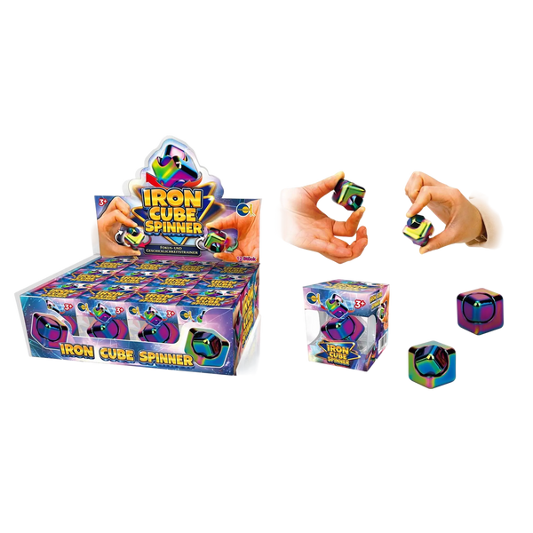 Fun Trading - Iron Cube Spinner – Metall Fidget Würfel 🧊✨