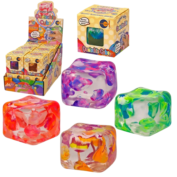 Fun Trading - Quetschie Cube 6 cm – Squishy Würfel