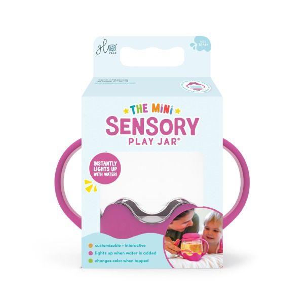 Glo Pals - Mini Sensory Jar - Pink