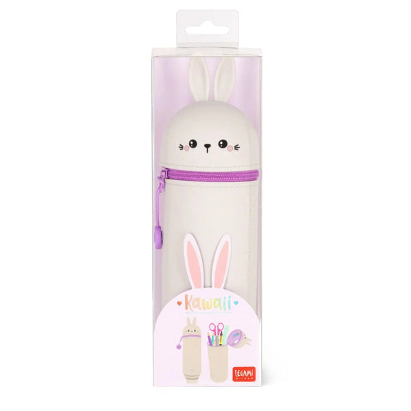 LEGAMI 2-in-1-Federmäppchen aus Silikon - Kawaii Bunny - Makimo - Smart Kids
