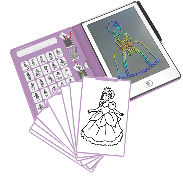 KIDYWOLF Leuchtende Designtafel Mini - Prinzessin