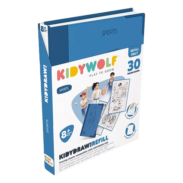 Kidywolf KIDYDRAW-PAD Nachfüllpack Sport