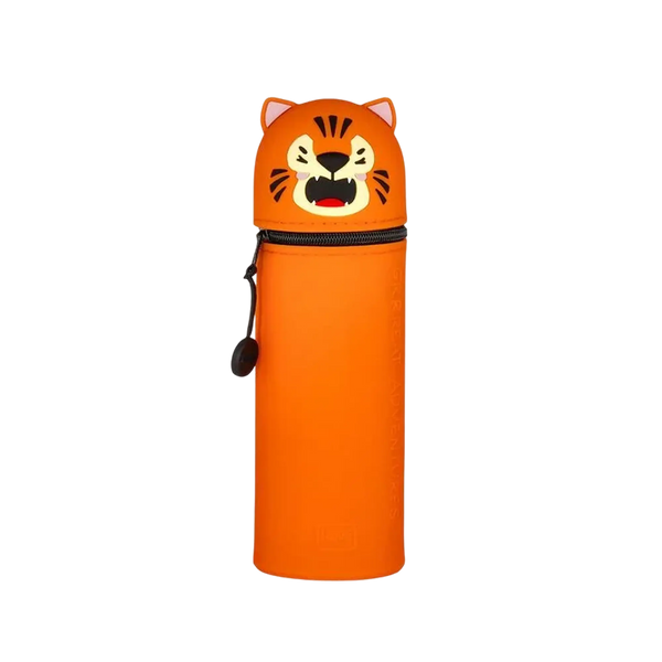 LEGAMI 2-in-1 Silikon-Federmäppchen "Kawaii" - Tiger
