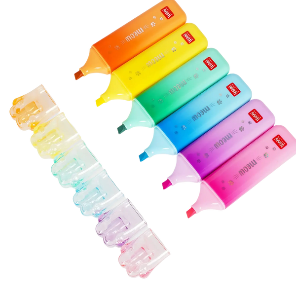 LEGAMI MEOW HIGHLIGHTER – Textmarker Kitty Paw Lila
