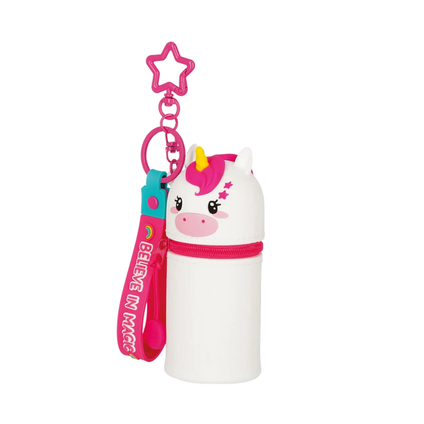 LEGAMI Mini Kawaii Münztasche mit Schlüsselanhänger – Einhorn