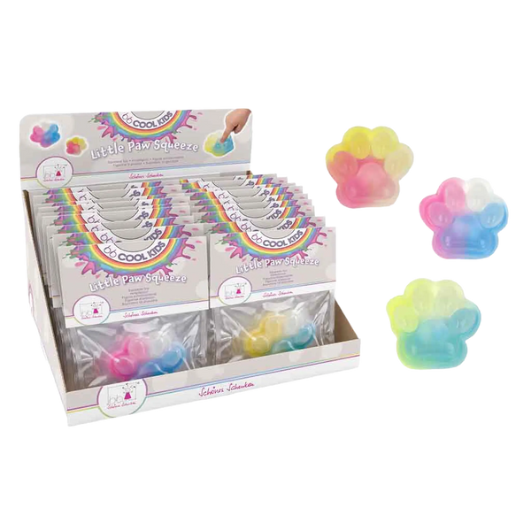 Little Paw Squeeze – Bunte Quetsch-Pfote 5,5 cm 🐾💕
