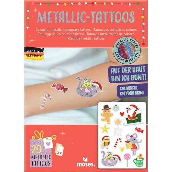 Metallic-Tattoos - Weihnachtszauber