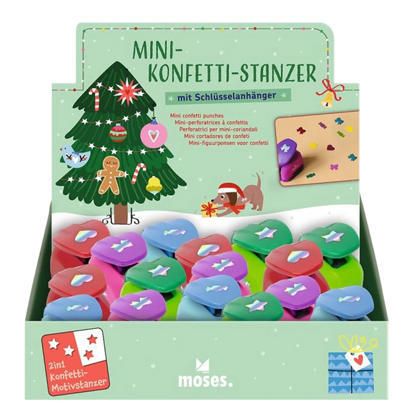 Moses - Mini-Konfetti-Stanzer mit Schlüsselanhänger
