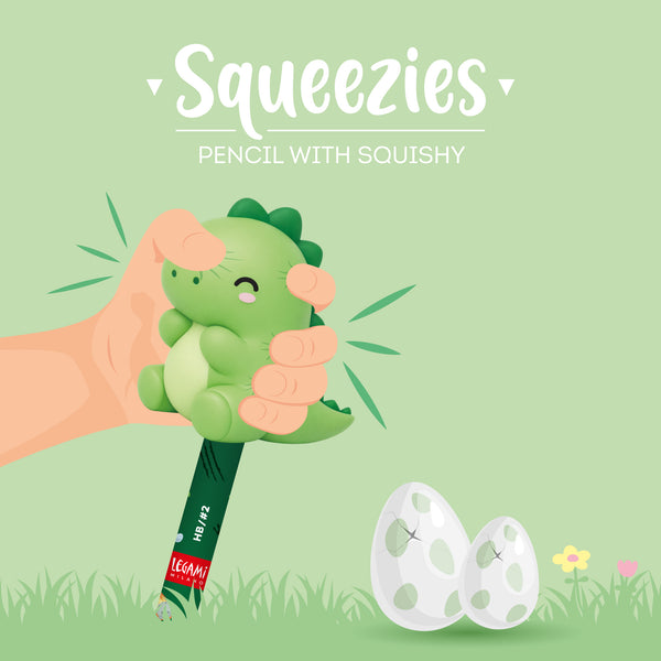 LEGAMI SQUEEZIES – Bleistift mit Squishy Dino