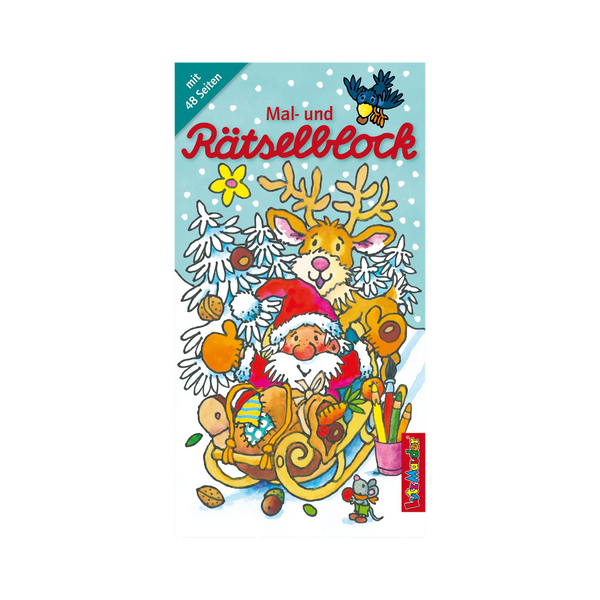 Rätselblock Weihnachten 2 – Mini-Rätselspaß für Kinder im Advent