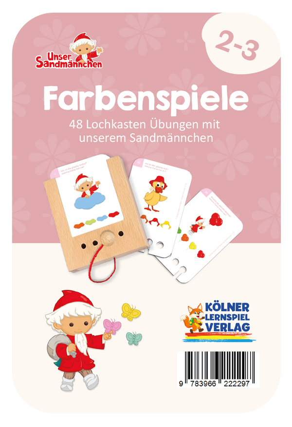 Farbenspiele mit unserem Sandmännchen 2-3