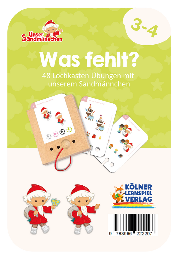 Was fehlt mit unserem Sandmännchen 3-4
