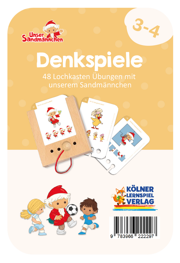 Denkspiele mit unserem Sandmännchen 3-4