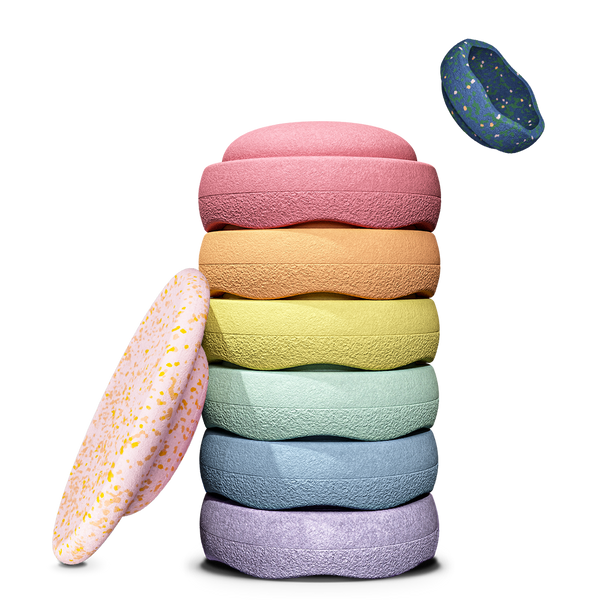 Stapelstein® Spring Special Rainbow Set pastel