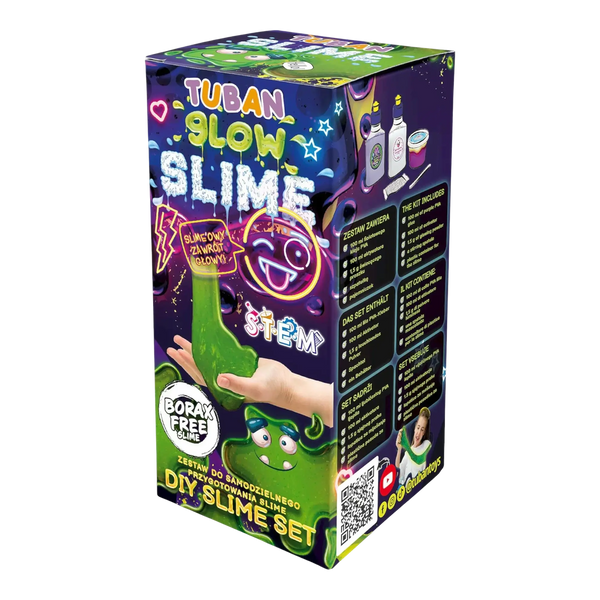TUBAN - Leuchtender Schleim DIY-Kit "Glow in the Dark" – Leuchtender Schleimspaß