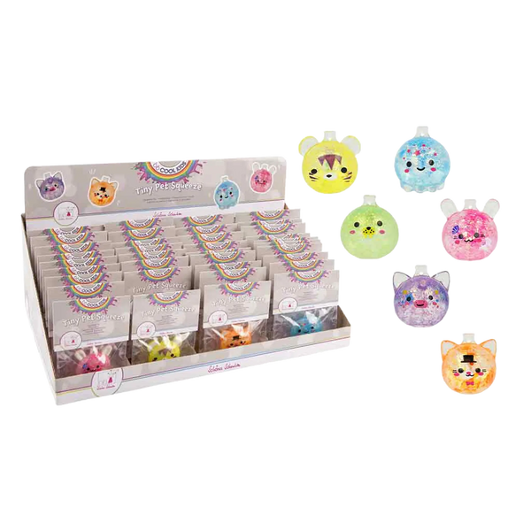 Tiny Pet Squeeze Kugeltierchen – Maltose Squishy Ø 4 cm 🐾💕
