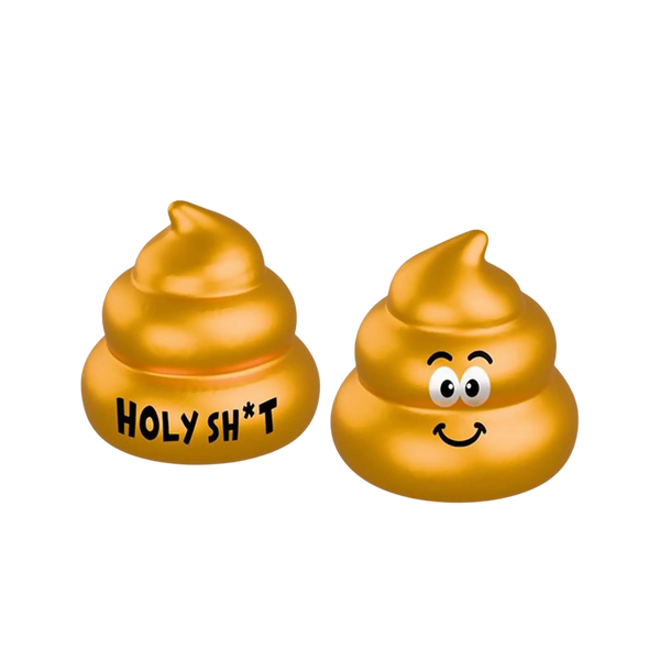 Trendhaus - HS Squeeze Soft-Poo – Goldener Anti-Stress Squishy 💩