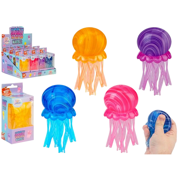 Triton-X - Maltose Qualle 10 cm marmoriert – Sugaring / Slow Rise Squishy