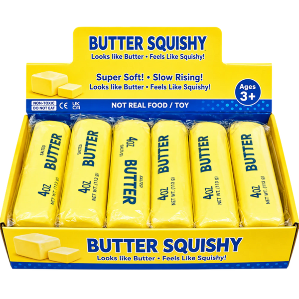 Triton-X Squishy Butter – Runde Butter 13,5 cm Slow Rise mit Geruch