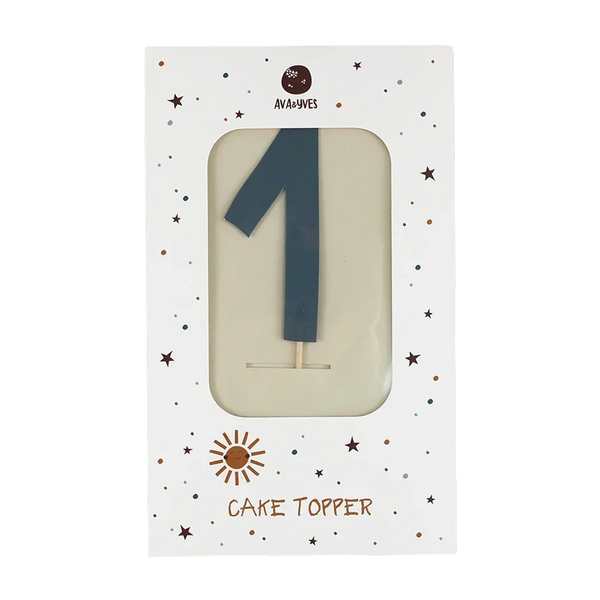 ava&yves - Cake Topper Zahlen 1-9 (Serie Adventure)