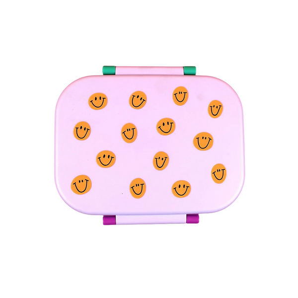 ava&yves Brotdose Smile – Lunchbox Flieder Grün Violett 850 ml