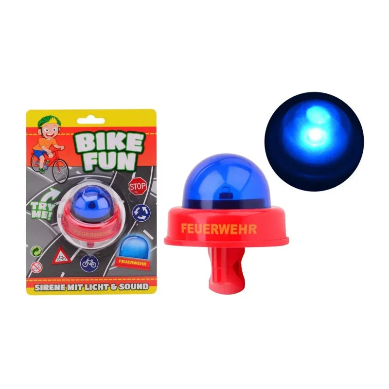 sirene für kinderfahrrad Feuerwehrsirene mit Licht und Sound – Coole Fahrrad-Sirene für Kinder – Makimo