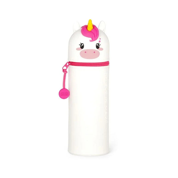 LEGAMI 2-in-1 Silikon-Federmäppchen "Kawaii" - Einhorn - Makimo - Smart Kids