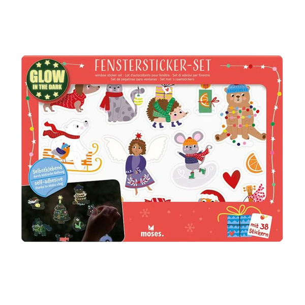 moses - Nachtleuchtendes Fenstersticker-Set