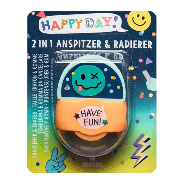 moses – Happy Day 2 in 1 Anspitzer & Radierer