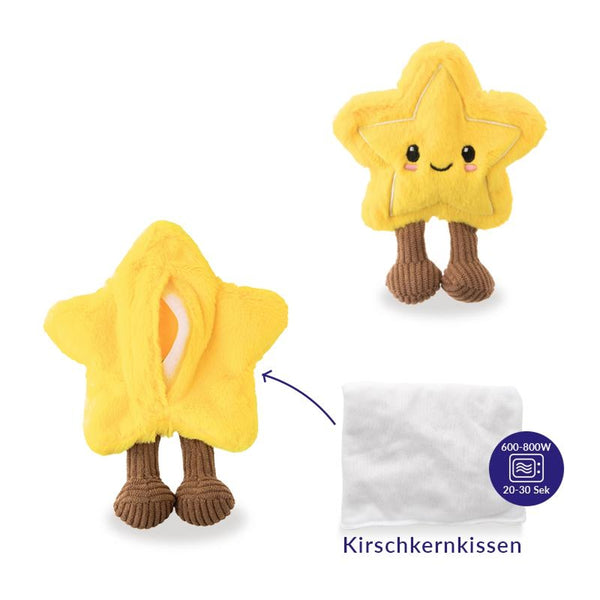 Trendhaus Kuschel-Kirschkernkissen Stern