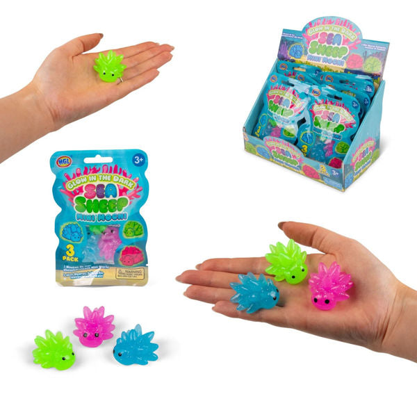Sea Sheep Mini Mochis – Glow in the Dark, 3er-Set