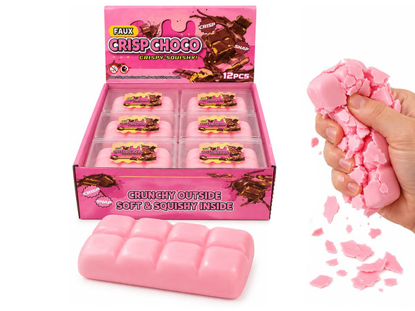 Wax Cracking Squishy Schokolade Pink – Knister-Squishy ASMR