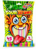 Mr Candy Sour Straws – Saure Frucht-Strohhalme 135 g
